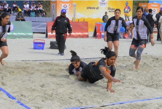 राष्ट्रीय खेल में पहली बार शामिल हुआ बीच कबड्डी, खिलाड़ियों में खुशी